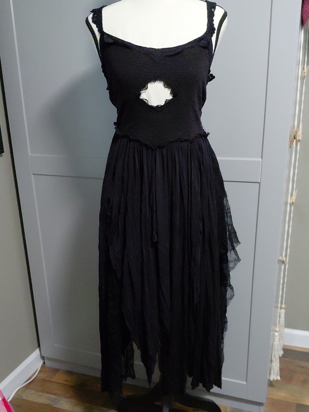 RARE Free People Shipwreck Sally Asymmetrical Dress.
Small
